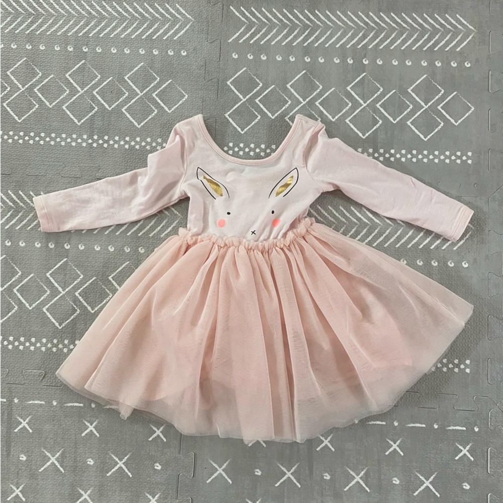 Toddler 2T Ballerina dress with bunny tail